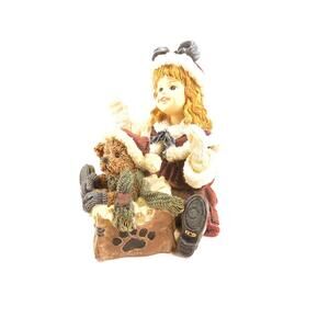 Boyds Yesterday's Child Dollstone Kimberly w Klaus Special Delivery 3547 Vintage